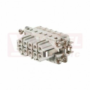 Konektor  10pin Z 16A/250V HDC HA 10 FS, šroubek (1650620000)