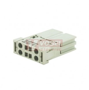 Konektor   4pin Z  14A/400V HDC CM 4BZF AG, modul., pružinový pro vodiče 0,5-2,5mm2 (1730130000)