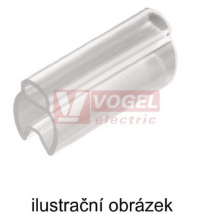 TM 205/15 V0 návlečka průhledná pro štítky TM-I 15x4mm, průměr vodiče 10-14mm, průřez 16-35mm2, materiál PVC, tř.hořlavosti V-0, -50 až +80°C (1806250000)