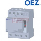 Chránič 3P+N  40A   300mA OFE-40-4-300AC (6kA) typ AC Minia