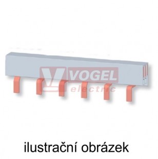 S1L-27-1000-16 Propojovací lišta 1pól. provedení, průřez 16 mm2, rozteč 27 mm, počet vývodů 37, kolíky (37376)