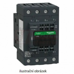 LC1DT60A3F7  4P Everlink stykač AC1 415V 60 A pružinové sv. cívky 110V AC 50/60Hz