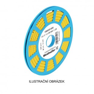 CLI C 02-3 GE/SW Å CD CableLine, návlečka na kabely a vodiče s potiskem "Å" (horiz.), žluto-černá, š/v 3,4x3mm, pro vodiče s průřezem 0,2-1,5mm2, průměr 1,3-3mm, PVC, měkké, bez kadmia, na cívce (1568241055)