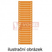 DEK 5/6 MC NE OR štítek bez potisku, oranžový, š6mm x v5mm, PA66 (1912090000)