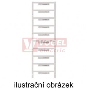 DEK 5/3,5 MC FWZ 31-40 štítek s potiskem, horizont., š3,5mm x v5mm, PA66 (1858500000)