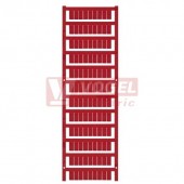 WS 12/6,5 MC NE RT štítek bez potisku, červený, š6,5mm x v12mm, PA66 (1773561686)