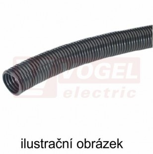 Chránička  48 TPRIB-48M, černá, průměr 47,7/54,5mm, 300N/100mm, polyester, M=střední profil