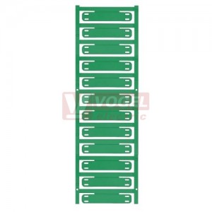 SFX 11/60 MC NE GN SlimFix X štítek zelený bez potisku, š/v 11x60mm, tisk.plocha 44x11mm, montáž váz.páskou, pro průřez vodiče 16-500mm2, Polyamid 66 (1963660000)