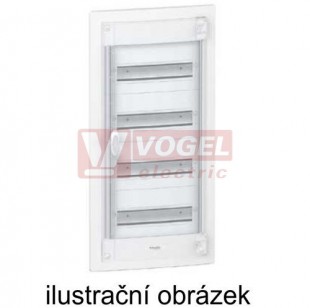 Rozvodnice  72M IP30 4ř PRAGMA (PRA25418) zapuštěná/bez dveří, plastová, švh 486x810x(86+43)mm - UKONČENO 2024 - nástupce PrismaSet XS