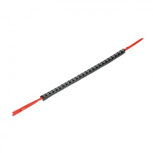 CLI R 02-3 SW/WS 0 CableLine, upínací trn, značení vodičů a kabelů, s potiskem "0", černo-bílý, š/v 3,4x3mm, pro vodiče s průřezem 0,2-1,5mm2, průměr 1,3-3mm, PVC, měkké, bez kadmia, MultiPack (0560001503)