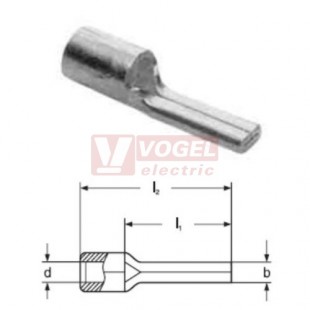 KN   6-10 Kolík neizolovaný průřez 4,0-6,0mm2 / délka 10mm