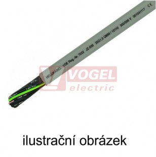 JZ-500   3G 10mm2 kabel flexibilní, PVC šedý, číslované žíly se ze/žl (10151)