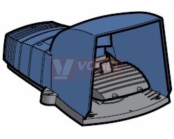 XPEB510 Spínač nožní, plastový s MO krytem, 1 krok, 1V+Z, s mech.blok.