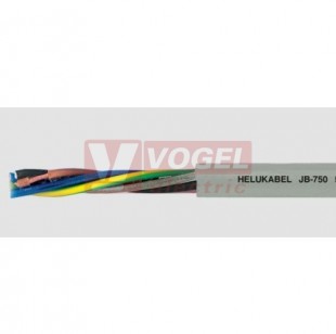 JB-750  3G 70mm2 kabel flexibilní, 450/750V, PVC šedý, barevné žíly se ze/žl (11158)