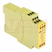 PNOZ X2.1 24VAC/DC bezpečnostní relé PILZ (standalone) Inputs: 1- / 2-channel wiring with detection of shorts across contacts Outputs: 2 N/O. Automatic/manual start UB 24 V AC/DC, width: 22.5 mm, integral screw terminals, Monitoring E-STOP (774306)