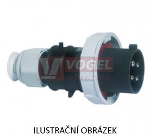 Vidlice 4P  32A 500V IP67 7h MULTI-GRIP TE-Plus