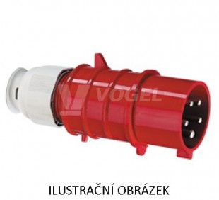 Vidlice 4P  16A 500V IP44 7h (21688) Quick-Connect, bezšroubové svorky