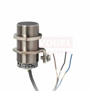 XS630B1PAL10EX Indukční čidlo M30-ATEX D, mosaz, Sn=15mm, 12…48VDC, délka těla 61,6mm, kabel 10m, stíněný, PNP/NO, IP68/69K