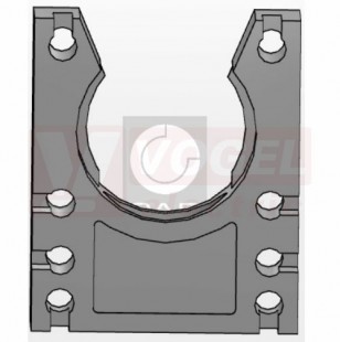 Příchytka 36 PAHOG-36 šedá, PA6, pro flexibilní chráničku NW36