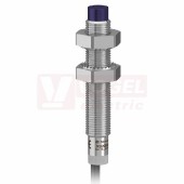 XS208BLNAL2 Indukční čidlo M8, mosaz, Sn=2,5mm, 12…24VDC, kabel 2m, délka těla 42mm, nestíněný, NPN, IP67