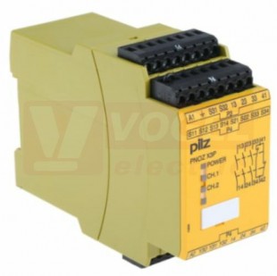 PNOZ X3P 24VAC/DC 3N/O 1N/C 1SO bezpečnostní relé