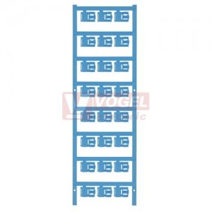 SFC 2,5/12 MC NE BL SlimFix Clip, označení vodičů a kabelů, modrá, průřez 4-10mm2, 12x9,3mm (1062030000)