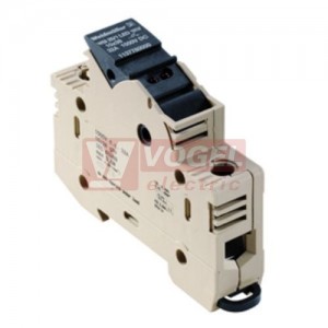 WSI 25/1 10X38/LED 1KV svorka pojistková, výklopná, šroubové připojení, se signalizací, béžová  (1137780000)