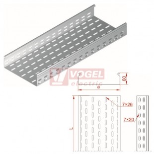 Žlab perf šxv 150x 60 KCP150H60/3 N š150xv 60mm, tl. 1,5mm (161415)