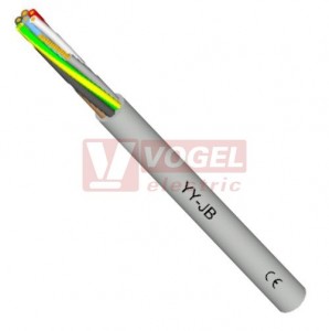 YY-JB  7x  2,50 kabel flexibilní, barevné žíly dle DIN VDE 0293-308, PVC plášť  se zvýšenou odolností proti olejům