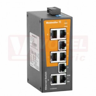 IE-SW-BL08T-8TX ethernetový Switch BasicLine, neřízený, 8xRJ45, 10/100MBit/s, 12-60VDC, IP30, š 50mm, -40..+75°C (1286560000)