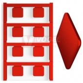 CC 15/17 K MC NE RT MultiCard, značení přístrojů ClipCard, štítek červený, v15mm x š17mm, samolepící, PA66 (1288320000)