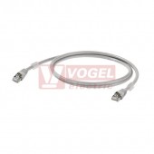 IE-C6FP8LD0002M40M40-D Patch kabel Cat.6 S/FTP, konektory RJ45/RJ45, IP20, šedý, délka 0,2m (1165940002)