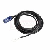 XS7J1A1DAL2 Indukční čidlo 8x22x8mm, Sn=2,5mm, 12…24VDC, plast, NO, kabel 2m, 2-vodiče, stíněný, IP67