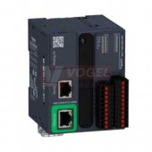 TM221ME16RG PLC Modicon M221, 24VDC, 8DI, 8DQ (relé), 1x Ethernet, 1x Sériová linka, 1x miniUSB, slot SD - pružinové svorky
