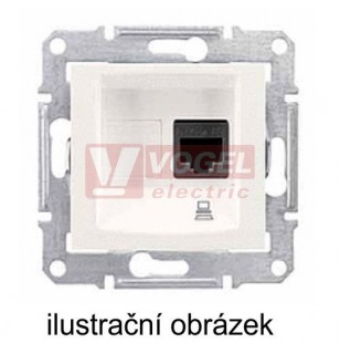 SDN4500170 Zásuvka datová 1xRJ45 kat.5e STP, graphite