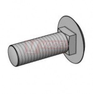 Šroub vratový M6/16 "A2" nerez AISI 304L (bal=100ks) (ARK - 239103)