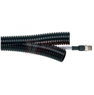 WST NW 23 dělená kabelová hadice "CONFIX", průměr 24,2/31mm, černá UV stabilní, polypropylen -40 až +105°C (31230)