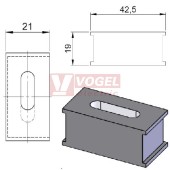 FT1-E plochá průchodková vložka na plochý kabel š 19-24 × tl. 6,5-7 mm (46214)