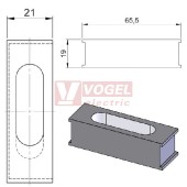 FT2-F plochá průchodková vložka na plochý kabel š 38-43 × tl. 12,5-13 mm (46255)