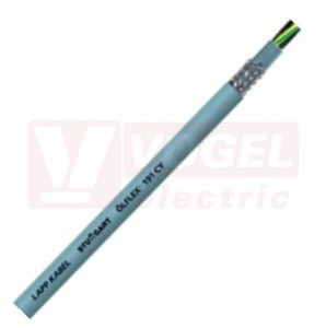 Ölflex 191 CY  4x   4,0 vícenormový stíněný kabel, šedý plášť z PVC, odolný vůči oleji, černé čísl.žíly bez ze/žl, certifikace UL/CSA 600V (30010544)