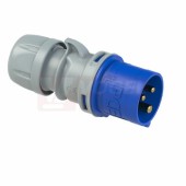 Vidlice 3P  32A 230V IP44 6h PCE 023-6TT, Turbo Twist bezšroubová, přímá